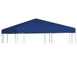 vidaXL Acoperiș de pavilion, 310 g/m², albastru, 3 x 3 m vidaXL Acoperiș de pavilion, 310 g/m², albastru, 3 x 3 m