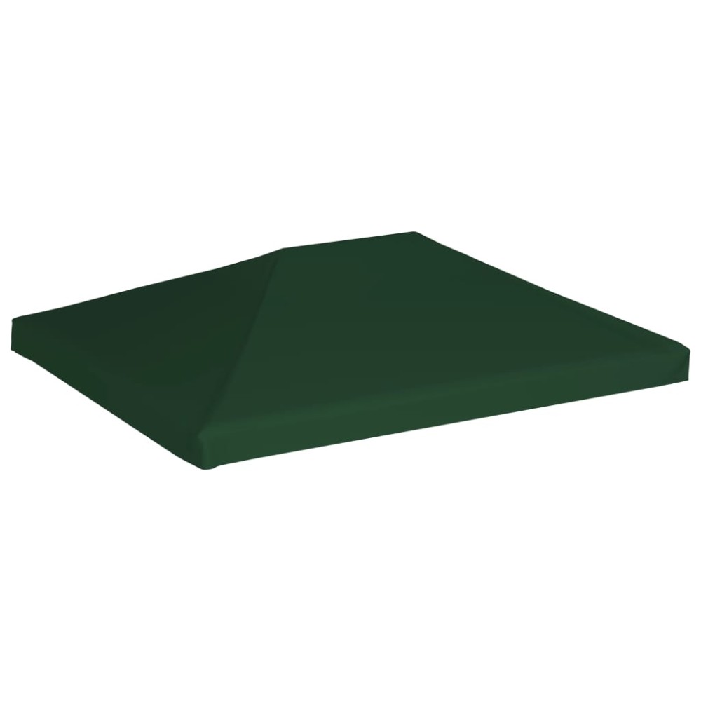 vidaXL Acoperiș de pavilion, 310 g/m², verde, 4 x 3 m