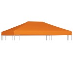 vidaXL Acoperiș de pavilion, 310 g/m², portocaliu, 4 x 3 m vidaXL Acoperiș de pavilion, 310 g/m², portocaliu, 4 x 3 m