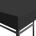 vidaXL Acoperiș de pavilion, 310 g/m², gri, 4 x 3 m vidaXL Acoperiș de pavilion, 310 g/m², gri, 4 x 3 m