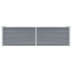 vidaXL Strat înălțat de grădină, gri, 160 x 40 x 45 cm oțel galvanizat vidaXL Strat înălțat de grădină, gri, 160 x 40 x 45 cm oțel galvanizat