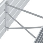 vidaXL Strat înălțat de grădină, gri, 160 x 40 x 45 cm oțel galvanizat vidaXL Strat înălțat de grădină, gri, 160 x 40 x 45 cm oțel galvanizat