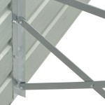 vidaXL Strat înălțat de grădină, gri, 100x40x77 cm, oțel galvanizat
