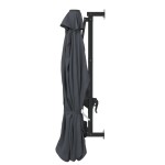 vidaXL Umbrelă soare, montaj pe perete, stâlp metal, 300 cm, antracit vidaXL Umbrelă soare, montaj pe perete, stâlp metal, 300 cm, antracit