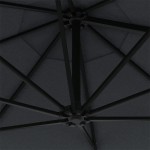 vidaXL Umbrelă soare, montaj pe perete, stâlp metal, 300 cm, antracit vidaXL Umbrelă soare, montaj pe perete, stâlp metal, 300 cm, antracit