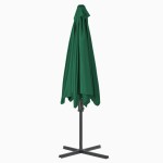 vidaXL Umbrelă soare de exterior cu stâlp din oțel, verde, 300 cm vidaXL Umbrelă soare de exterior cu stâlp din oțel, verde, 300 cm