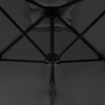 vidaXL Umbrelă de soare de exterior, stâlp din oțel, antracit, 300 cm vidaXL Umbrelă de soare de exterior, stâlp din oțel, antracit, 300 cm