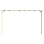 vidaXL Pergolă de grădină, 360 x 200 x 60 cm, lemn de pin tratat