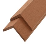 vidaXL Margini cornier pentru terasă WPC, 5 buc, 170 cm, maro deschis