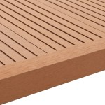 vidaXL Margini cornier pentru terasă WPC, 5 buc, 170 cm, maro deschis