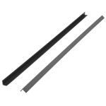 vidaXL Margini cornier pentru terasă WPC, 5 buc, 170 cm, gri