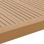 vidaXL Margini cornier pentru terasă WPC, 5 buc, 170 cm, culoare tec vidaXL Margini cornier pentru terasă WPC, 5 buc, 170 cm, culoare tec