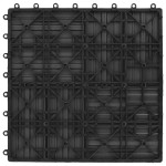 vidaXL Plăci de podea, 11 buc., gri, 30 x 30 cm, 1 mp, WPC vidaXL Plăci de podea, 11 buc., gri, 30 x 30 cm, 1 mp, WPC