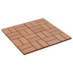 vidaXL Plăci de pardoseală 11 buc, culoare tec, 30 x 30 cm, WPC, 1 mp vidaXL Plăci de pardoseală 11 buc, culoare tec, 30 x 30 cm, WPC, 1 mp