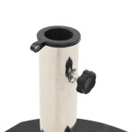 vidaXL Suport umbrelă de soare, negru, 28,5 kg, granit, rotund vidaXL Suport umbrelă de soare, negru, 28,5 kg, granit, rotund