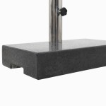 vidaXL Suport umbrelă de soare, negru, granit, 25 kg, dreptunghiular vidaXL Suport umbrelă de soare, negru, granit, 25 kg, dreptunghiular