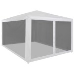 vidaXL Cort de petrecere cu 4 pereți din plasă, 4 x 3 m vidaXL Cort de petrecere cu 4 pereți din plasă, 4 x 3 m