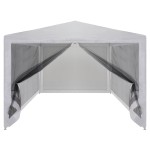 vidaXL Cort de petrecere cu 4 pereți din plasă, 4 x 3 m vidaXL Cort de petrecere cu 4 pereți din plasă, 4 x 3 m