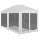 vidaXL Cort de petrecere cu 6 pereți din plasă, 6 x 3 m vidaXL Cort de petrecere cu 6 pereți din plasă, 6 x 3 m