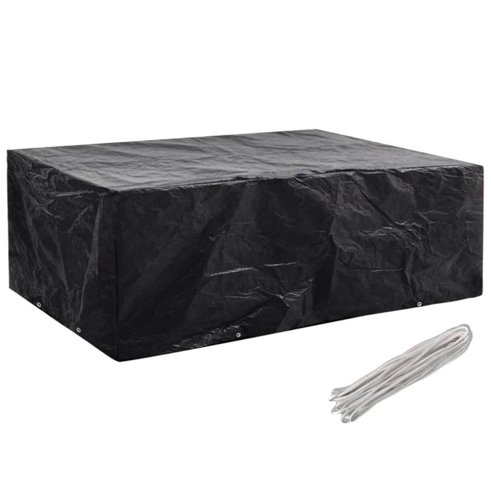 vidaXL Husă mobilier grădină, 8 ocheți, 242 x 162 x 100 cm