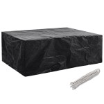 vidaXL Husă mobilier grădină, 8 ocheți, 242 x 162 x 100 cm vidaXL Husă mobilier grădină, 8 ocheți, 242 x 162 x 100 cm