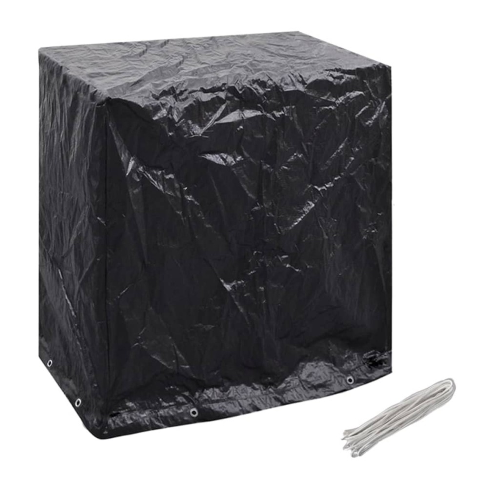 vidaXL Husă mobilier grădină masă tenis 2 buc, 8 ocheți, 160x55x182 cm