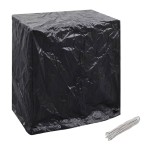 vidaXL Husă mobilier grădină masă tenis 2 buc, 8 ocheți, 160x55x182 cm vidaXL Husă mobilier grădină masă tenis 2 buc, 8 ocheți, 160x55x182 cm