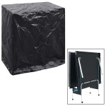 vidaXL Husă mobilier grădină masă tenis 2 buc, 8 ocheți, 160x55x182 cm vidaXL Husă mobilier grădină masă tenis 2 buc, 8 ocheți, 160x55x182 cm