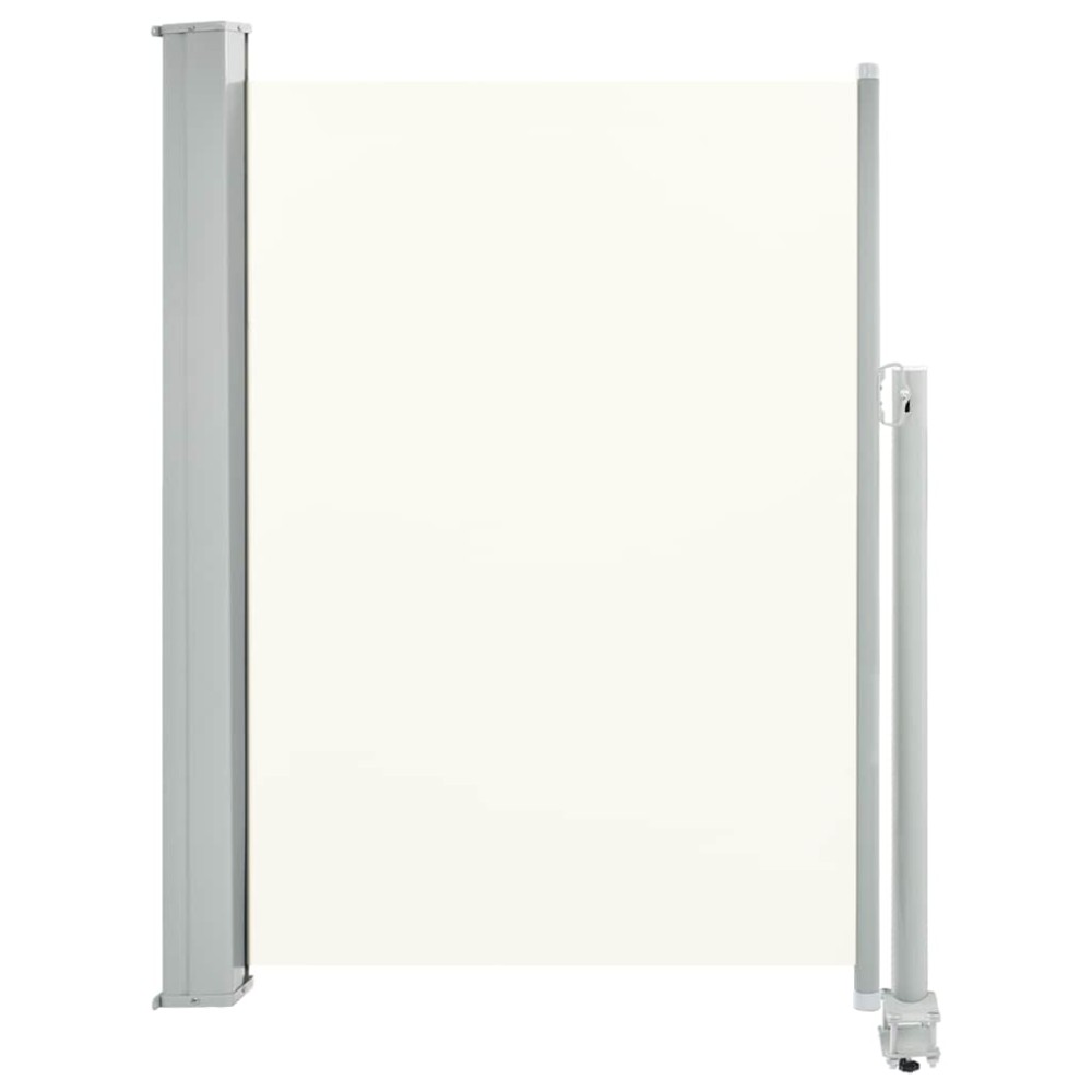 vidaXL Copertină laterală retractabilă de terasă, crem, 100 x 300 cm