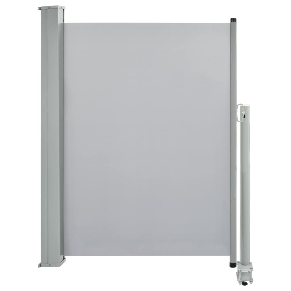 vidaXL Copertină laterală retractabilă de terasă, gri, 100 x 300 cm