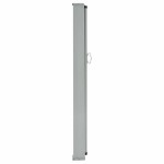 vidaXL Copertină laterală retractabilă de terasă, gri, 100 x 300 cm vidaXL Copertină laterală retractabilă de terasă, gri, 100 x 300 cm
