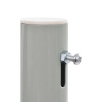 vidaXL Copertină laterală retractabilă de terasă, gri, 100 x 300 cm vidaXL Copertină laterală retractabilă de terasă, gri, 100 x 300 cm