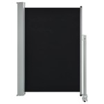 vidaXL Copertină laterală retractabilă de terasă, negru, 120 x 300 cm vidaXL Copertină laterală retractabilă de terasă, negru, 120 x 300 cm