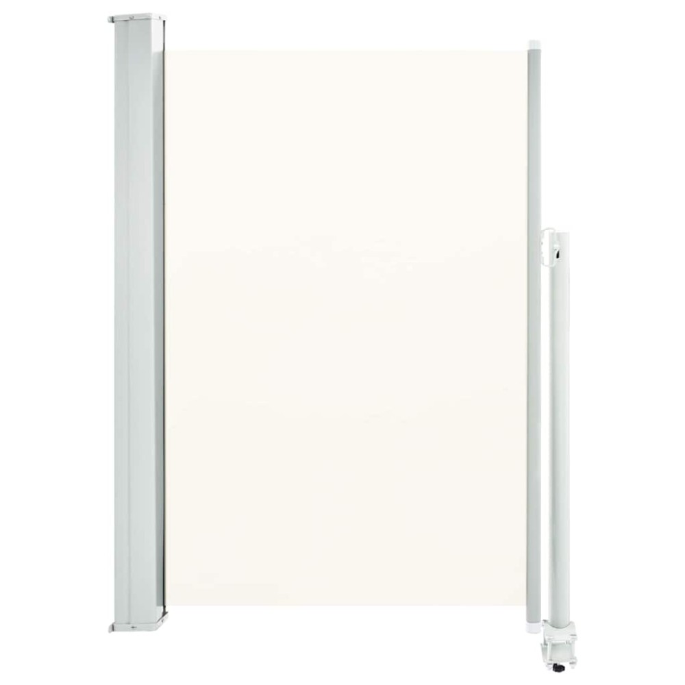 vidaXL Copertină laterală retractabilă de terasă, crem, 120 x 300 cm