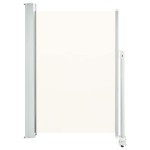 vidaXL Copertină laterală retractabilă de terasă, crem, 120 x 300 cm vidaXL Copertină laterală retractabilă de terasă, crem, 120 x 300 cm