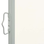 vidaXL Copertină laterală retractabilă de terasă, crem, 120 x 300 cm vidaXL Copertină laterală retractabilă de terasă, crem, 120 x 300 cm