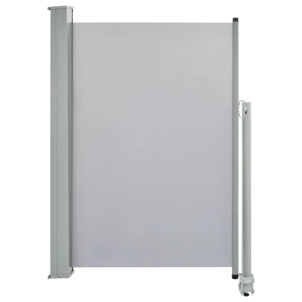 vidaXL Copertină laterală retractabilă de terasă, gri, 120 x 300 cm