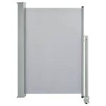 vidaXL Copertină laterală retractabilă de terasă, gri, 120 x 300 cm
