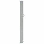 vidaXL Copertină laterală retractabilă de terasă, gri, 120 x 300 cm