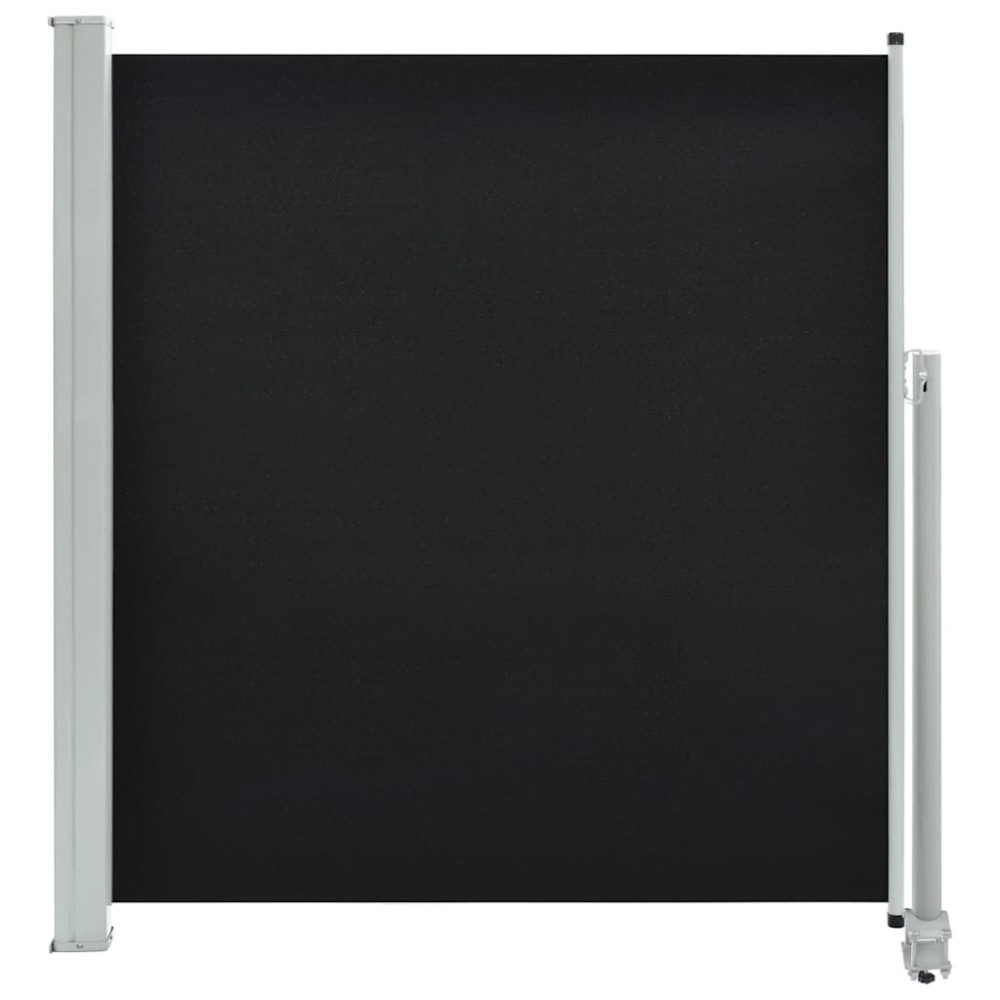vidaXL Copertină laterală retractabilă, negru, 140 x 300 cm