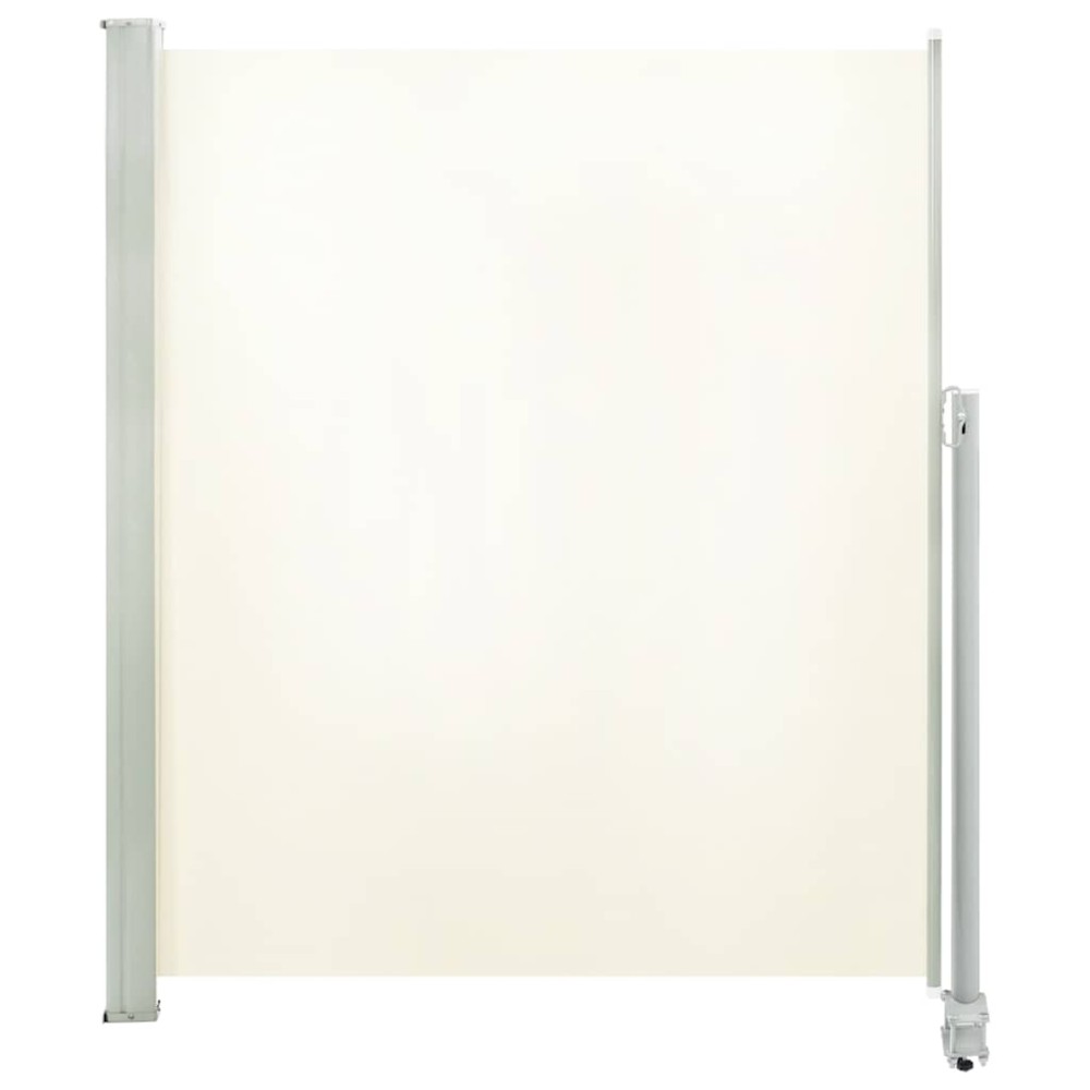 vidaXL Copertină laterală retractabilă de terasă, crem, 160x300 cm
