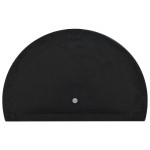vidaXL Suport umbrelă de soare, negru, 15 kg, polirășină, semi-rotund vidaXL Suport umbrelă de soare, negru, 15 kg, polirășină, semi-rotund