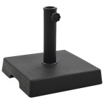 vidaXL Suport umbrelă de soare, negru, 8 kg, polirășină, pătrat vidaXL Suport umbrelă de soare, negru, 8 kg, polirășină, pătrat
