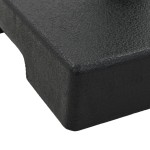 vidaXL Suport umbrelă de soare, negru, 8 kg, polirășină, pătrat vidaXL Suport umbrelă de soare, negru, 8 kg, polirășină, pătrat