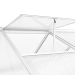 vidaXL Seră, 11,19 m³, 302x190x195 cm, aluminiu vidaXL Seră, 11,19 m³, 302x190x195 cm, aluminiu