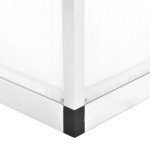 vidaXL Seră, 11,19 m³, 302x190x195 cm, aluminiu vidaXL Seră, 11,19 m³, 302x190x195 cm, aluminiu