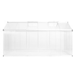 vidaXL Seră, 13,41 m³, 362x190x195 cm, aluminiu vidaXL Seră, 13,41 m³, 362x190x195 cm, aluminiu