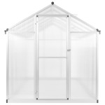 vidaXL Seră, 13,41 m³, 362x190x195 cm, aluminiu vidaXL Seră, 13,41 m³, 362x190x195 cm, aluminiu