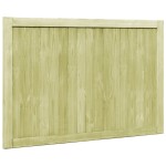 vidaXL Porți de grădină, 2 buc., 300x100 cm, lemn de pin tratat