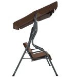 vidaXL Balansoar de grădină, cafeniu, 170 x 110 x 153 cm vidaXL Balansoar de grădină, cafeniu, 170 x 110 x 153 cm